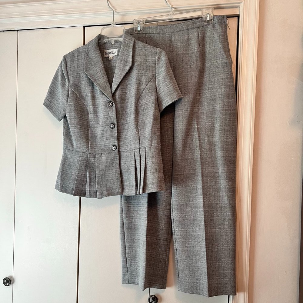 Danny & Nicole Pantsuit - Vintage - Gray - 12P